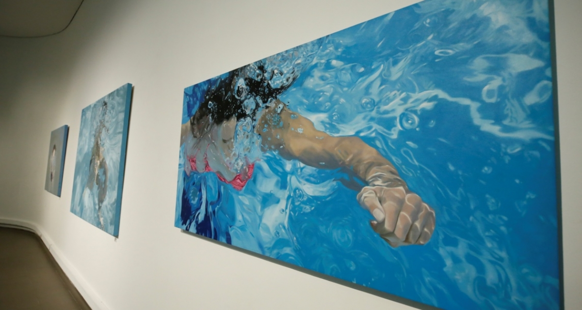 Apnea, pinturas Nicole Tijoux